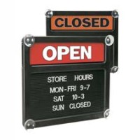 US STAMP OPEN/CLOSE SIGN BOARD